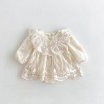【66-90】ロンパース ベビー プリンセス風 レース - 画像 (5)