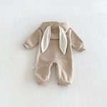 【66-90】ロンパース ベビー もこもこ ウサギ - 画像 (6)