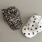 【GOODS】キャップ 親子コーデ ドット柄 レオパード柄 ベースボール - 画像 (5)