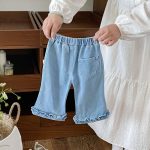 【73-100】パンツ ベビー ストレッチ デニム - 画像 (6)