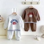 【80-130】セットアップ キッズ フェイクレイヤード カジュアル - 画像 (14)