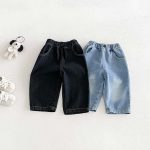 【73-100】パンツ ベビー カジュアル デニム - 画像 (8)