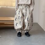 【80-150】ボトムス キッズ フラワーorペンギン - 画像 (17)
