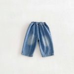 【73-100】パンツ ベビー カジュアル デニム - 画像 (3)