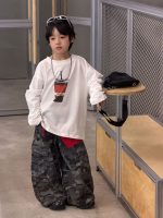 【90-160】長袖Tシャツ 男の子 トレンド ゆったり 合わせやすい - 画像 (5)