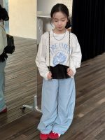 【90-160】長袖Tシャツ 女の子 おしゃれ プリント カジュアル - 画像 (5)