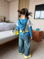 【80-130】Tシャツ 女の子 トレンド 合わせやすい レイヤード - 画像 (3)