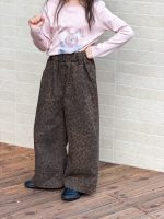 【100-170】パンツ 女の子 韓国風 ストリート レオパード柄 ゆったり - 画像 (6)
