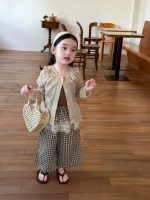 【80-130】カーディガンorパンツ 女の子 ナチュラル チェック柄 - 画像 (3)
