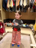【80-130】長袖Tシャツorパンツ 女の子 カートゥーン カジュアル - 画像 (5)