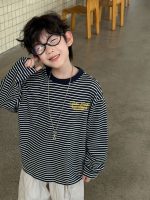 【90-160】長袖Tシャツorパンツ 男の子 ボーダー柄 ストリート 合わせやすい - 画像 (5)