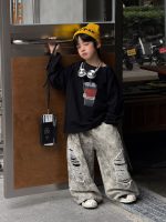 【90-160】長袖Tシャツ 男の子 トレンド ゆったり 合わせやすい - 画像 (6)