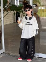 【90-160】長袖Tシャツorパンツ 男の子 カジュアル クール レイヤード風