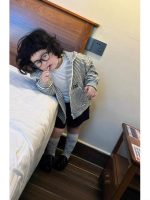 【80-130】アウター 女の子 ボーダー柄 フード付き 可愛い - 画像 (4)