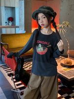 【100-160】長袖Ｔシャツ 女の子 おしゃれ カートゥーンプリント - 画像 (7)