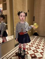 【80-130】キャミソール&カーディガンorスカート 女の子 おしゃれ 星柄