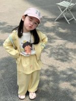 【80-130】アウターorパンツ 女の子 フード付き シンプル カジュアル - 画像 (4)