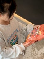 【90-160】トレーナー 女の子 カジュアル プリント 合わせやすい - 画像 (4)