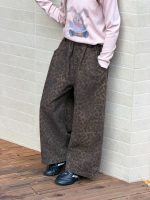 【100-170】パンツ 女の子 韓国風 ストリート レオパード柄 ゆったり - 画像 (7)