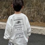【90-160】長袖Tシャツ 男の子 アルファベット カッコイイ - 画像 (4)