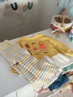 【80-130】トレーナーorパンツ 女の子 おしゃれ ボーダー柄 プリント - 画像 (6)