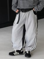 【90-160】パンツ 男の子 カジュアル 配色 スポーティー