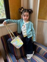 【80-140】カーディガンorインナー 女の子 ドット柄 おしゃれ お出かけに - 画像 (5)