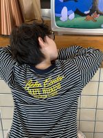 【90-160】長袖Tシャツorパンツ 男の子 ボーダー柄 ストリート 合わせやすい - 画像 (6)