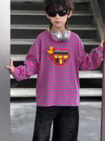 【90-160】長袖Tシャツorデニムパンツ 男の子 ボーダー柄 ぬいぐるみ柄 - 画像 (6)