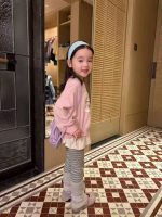 【80-130】トレーナーorレギンス 女の子 キュート ボーダー柄 - 画像 (3)