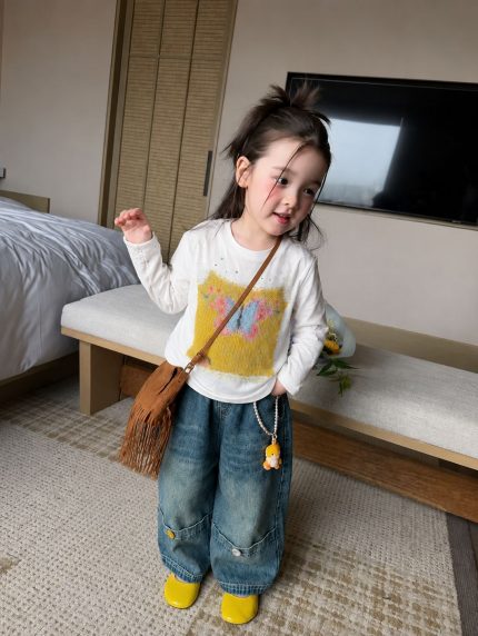 【80-130】トップスorデニムパンツ 女の子 おしゃれ 合わせやすい