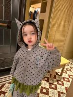 【80-130】アウターorパンツ 女の子 韓国風 ドット柄 カジュアル - 画像 (4)