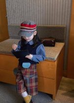 【80-140】シャツorパンツ 女の子 チェック柄 レイヤード スクール風 - 画像 (4)