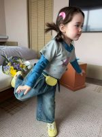 【80-130】Tシャツ 女の子 トレンド 合わせやすい レイヤード - 画像 (4)