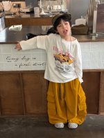 【90-160】長袖Tシャツ 男の子 韓国風 カジュアル プリント 着せやすい - 画像 (4)