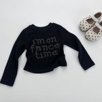 【90-150】長袖Tシャツ 女の子 アメリカン風 アルファベット - 画像 (18)