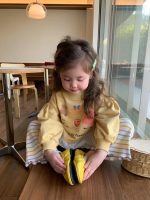 【80-130】トレーナーorパンツ 女の子 おしゃれ ボーダー柄 プリント - 画像 (4)