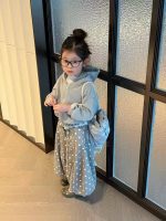 【80-130】アウターorインナーorパンツ 女の子 カジュアル ドット柄 動きやすい - 画像 (4)