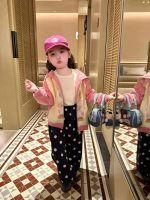 【80-130】ジップパーカーorパンツ 女の子 フード付き カートゥーン ドット柄 - 画像 (4)