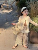 【80-130】カーディガンorパンツ 女の子 ナチュラル チェック柄 - 画像 (4)