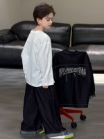 【90-160】長袖Tシャツ 男の子 シンプル カジュアル ゆったり - 画像 (4)