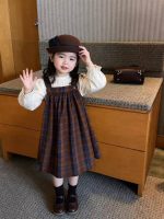 【80-140】カーディガンorワンピース 女の子 キャンパス おしゃれ お出かけ - 画像 (4)