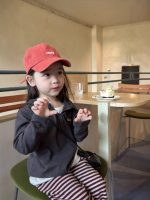 【80-130】パーカーorパンツ 女の子 韓国風 ボーダー柄 合わせやすい - 画像 (4)