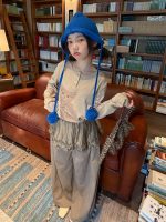 【100-160】長袖Tシャツ 女の子 ねこ柄 韓国風 合わせやすい - 画像 (4)