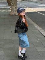 【90-150】デニムスカート 女の子 カジュアル ヴィンテージ風 - 画像 (4)