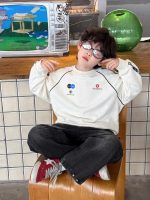 【90-160】トレーナーorデニムパンツ 男の子 着回しやすい シンプル カジュアル - 画像 (3)