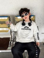 【90-160】長袖Tシャツorパンツ 男の子 カジュアル クール レイヤード風 - 画像 (5)