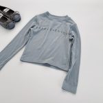 【90-150】長袖Tシャツ 女の子 シンプル アルファベット スリムシルエット - 画像 (27)