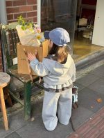 【80-130】アウターorパンツ 女の子 フード付き 可愛い 通園 通学に - 画像 (5)