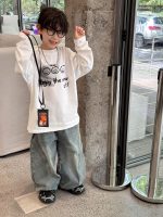 【90-160】長袖Tシャツ 男の子 カジュアル プリント 合わせやすい - 画像 (5)